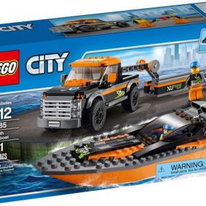 Đồ chơi Lego City with Powerboat 60085 - Xe kéo và ca nô