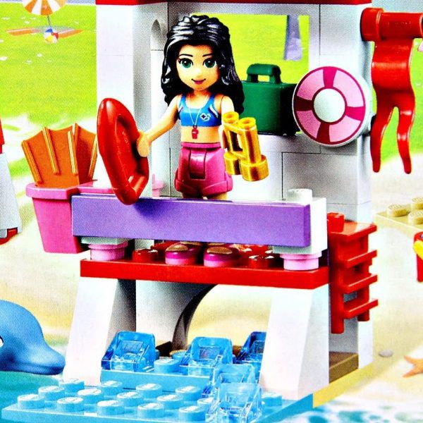 Đồ chơi Lego Friends Emma’s Lifeguard Post 41028 – Chòi Cứu Hộ Của Emma