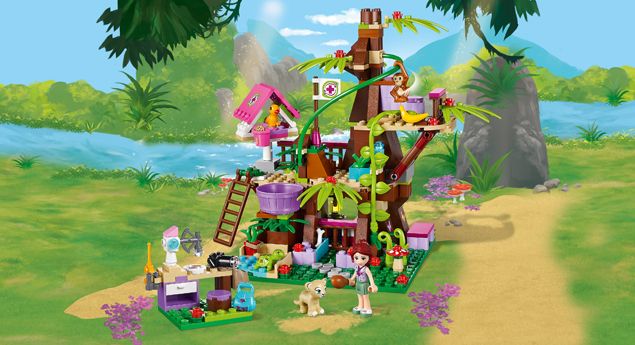 Đồ chơi Lego Friends Jungle Tree Sanctuary 41059 – Nhà cây trong rừng
