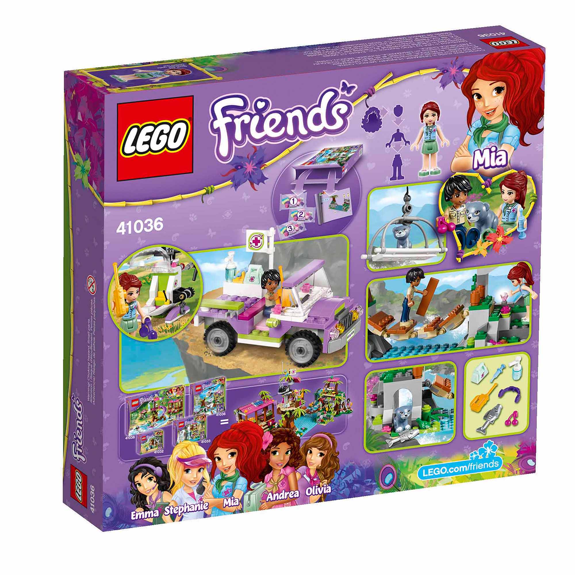 Đồ chơi Lego Friends Jungle Bridge Rescue 41036 – Cứu hộ tại cầu treo