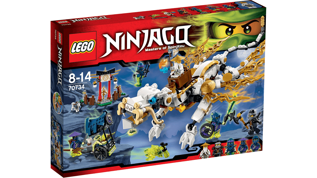 Đồ chơi Lego Ninjago Master Wu Dragon 70734