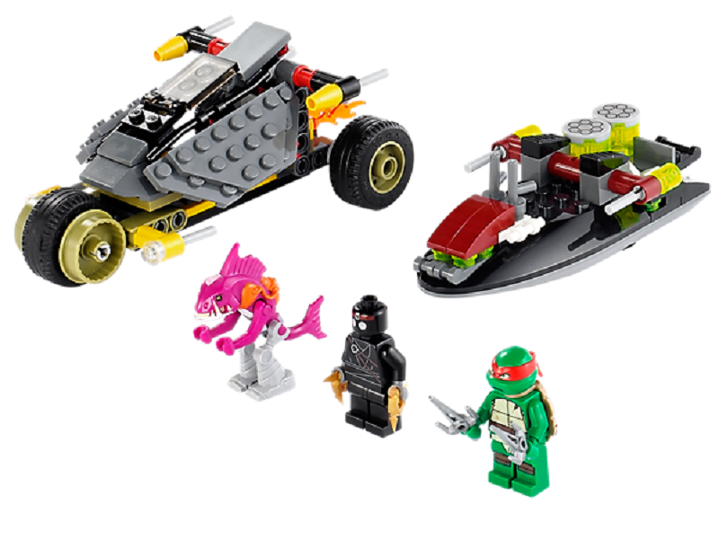Đồ chơi Lego Turtles Stealth Shell in Pursuit 79102 