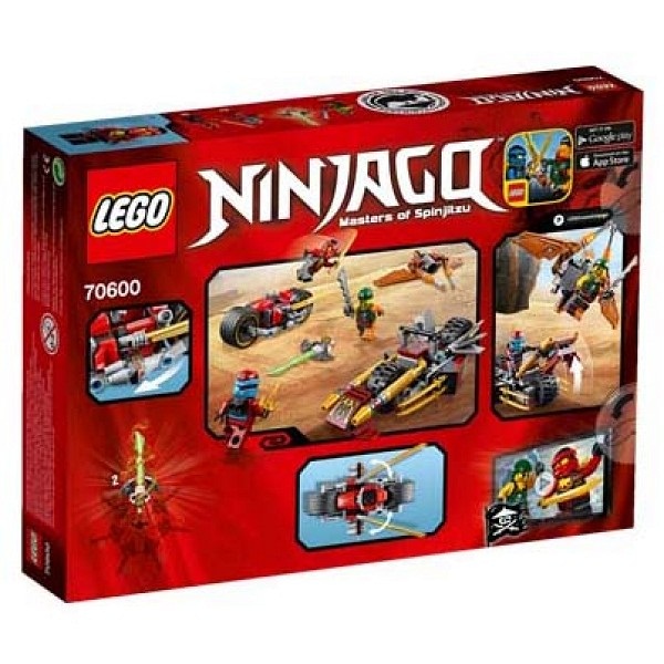 Đồ chơi Lego Ninjago Ninja Bike Chase 70600