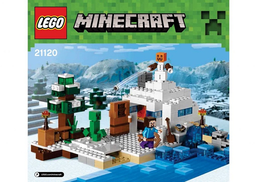 Đồ chơi Lego Minecraft The Snow Hideout 21120