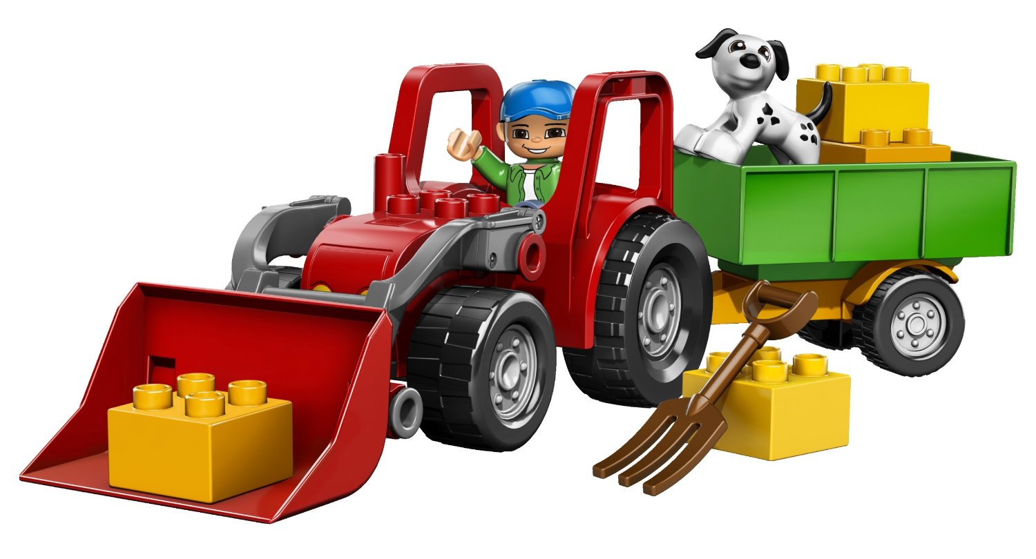 Đồ Chơi Lego Duplo Big Tractor 5647 – Xe Máy Kéo Lớn