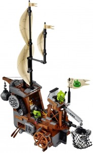 Đồ chơi Lego Angry Birds Piggy Pirate Ship 75825 – Tàu cướp biển của siêu trộm