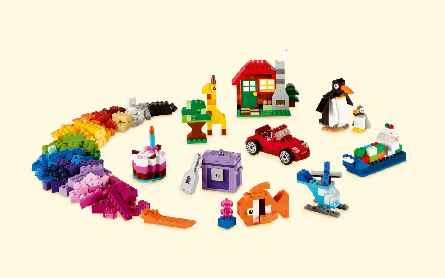 Đồ Chơi Lego Classic Thùng gạch lắp ráp sáng tạo 10695