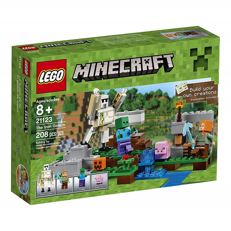 Đồ chơi LEGO Minecraft 21123 – Hộ vệ sắt Golem