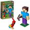 LEGO Minecraft Steve BigFig with Parrot 21148 – Steve và vẹt