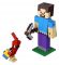 LEGO Minecraft Steve BigFig with Parrot 21148 – Steve và vẹt